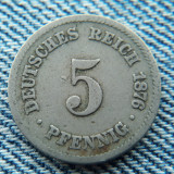 2d - 5 Pfennig 1876 c Germania, Europa