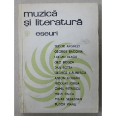 MUZICA SI LITERATURA , ESEURI de TUDOR ARGHEZI ...TUDOR VIANU , 1966
