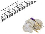 Micro&icirc;ntrerupător TACT SPST-NO cu LED 12V 0.05A