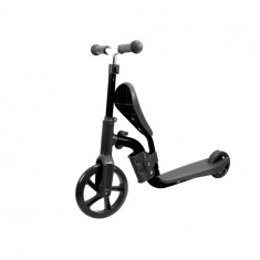 Trotineta si Bicicleta 2 in 1 pentru copii cu 2 roti-Culoare Negru