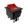 Intrerupator dublu, ON-OFF, 10A, 250V, 2 pozitii, cu bec - 120563