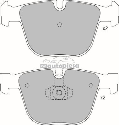 Set placute frana,frana disc BMW Seria 1 Cupe (E82) (2007 - 2013) KRIEGER 0950006347 foto