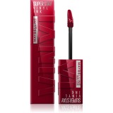MAYBELLINE NEW YORK SuperStay Vinyl Ink Ruj de buze lichid, de lunga durata 55 ROYAL 4.2 ml