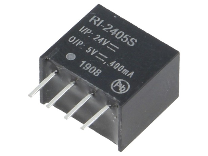Convertor DC/DC 24V la 5V 2W
