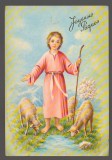 CPIB 20020 CARTE POSTALA - FELICITARE - CIOBANAS CU MIEI, EDITURA SALMEC, ITALIA