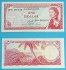 Statele Est Caraibeene 1 Dollar 1965 &#039;Ţărm&#039; aUNC+ serie: B83 691619 p13