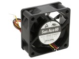 Ventilator axial SANYO DENKI 12V 60x60x25mm 84m3/h 53dBA bilă
