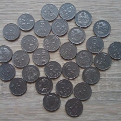 Lot 30 monede 5 bani 1966