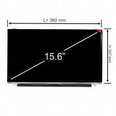 Display laptop, AU Optronics, B156XW04 V.8, 15.6 inch, LED, HD, 1366x768, slim, 30 pini, Second Hand foto