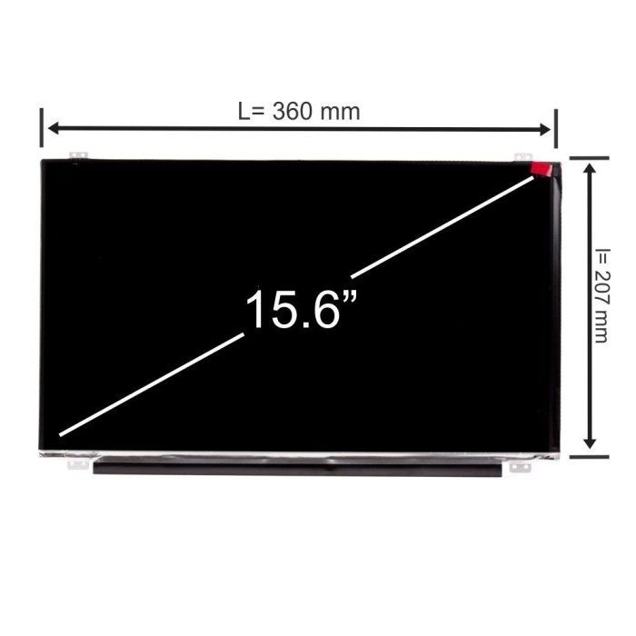 Display laptop, HP, EliteBook 850 G3, 15.6 inch, LED, HD, 1366x768, slim, 30 pini, Second Hand