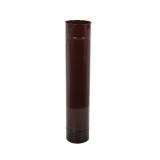 Burlan evacuare fum, tabla emailata, D 130 mm, L 500 mm, maro lucios