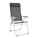Cumpara ieftin Set 4 scaune gradina aluminiu textilena 57x65x110h