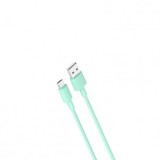 CABLU DE DATE SI INCARCARE, XO-NB156, MICRO USB 2,4A, 1 M, VERDE, BLISTER