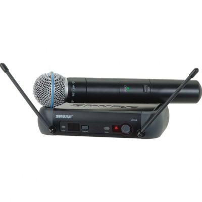 Microfon profesional wireless cu cu receptor, Shure PGX24E/BETA58-J6 foto