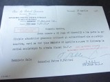 invitatie la sedinta actionarilor de la societatea de petrol govora an 1939