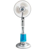 Ventilator cu pulverizare apa Zass ZMF 01 Silver, 75W, 3.2L, 3 trepte - RESIGILAT