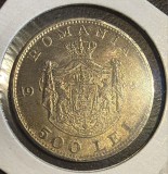 ROMANIA 500 LEI 1944, M.S. REGELE MIHAI I / ARGINT(.700)/ 12 g /32 mm./LIVRARE IN CARTONAS!