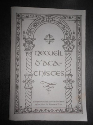 Colectie de Acatiste / Recueil D&amp;#039;Acathistes (1996) foto