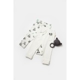 Set 2 pantaloni Panda, BabyCosy, 50%bumbac+50% bambus (Marime: 9-12 luni)
