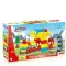 Set de constructii cu trenulet - 58 piese