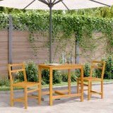 VidaXL Set mobilier de balcon, 3 piese, lemn masiv de acacia