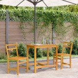 Set mobilier de balcon, 3 piese, lemn masiv de acacia GartenMobel Dekor, vidaXL