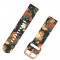 Curea silicon, compatibila Xiaomi Amazfit GTS, telescoape Quick Release, Vintage Flower