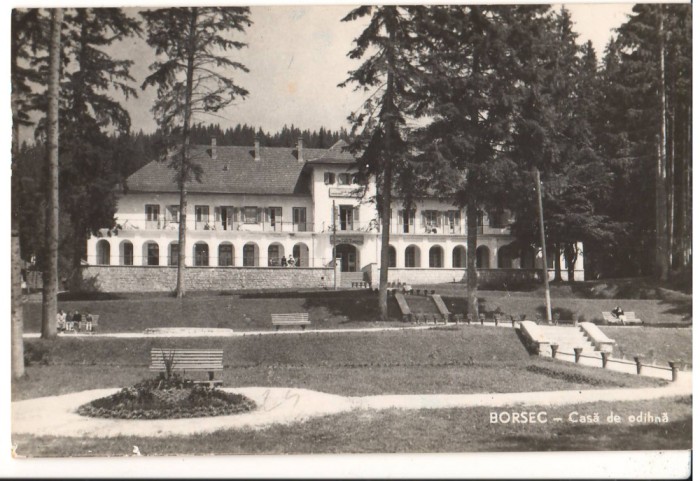 CPIB 17454 CARTE POSTALA - BORSEC. CASA DE ODIHNA, RPR