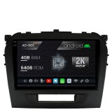 Navigatie 2K Suzuki Vitara (2015+), Android OS, S-Quadcore 4GB RAM + 64GB ROM, 9.5 Inch - AD-BGS90042K+AD-BGRKIT299
