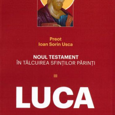 Noul Testament în tâlcuirea sfinților părinți (Vol. 3) - Luca - Paperback brosat - Ioan Sorin Usca - Christiana