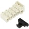 Regletă de conexiuni terminale cu șurub 2,5mm2 450V 5 piste