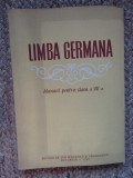 Limba germana manual pentru clasa a VIII-a Anul 1960 - BASILIU ABAGER