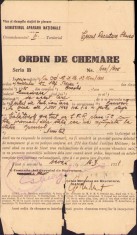 HST A862 Ordin de chemare 1935 Deva foto