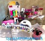 Kit GRANDE unghii FALSE-gel uv,LED-Set manichiura,oja SEMIPERMANENTA,GEL COLORAT