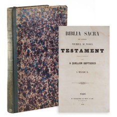 I. Heliade Rădulescu, Biblia Sacră - Vechiul și Noul Testament, 1858 foto