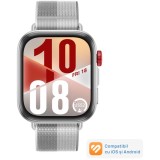 Smartwatch Huawei Watch Fit 4, Silver with Silver Woven Strap