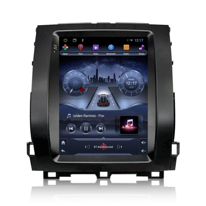 Navigatie dedicata cu Android tip tesla Toyota Land Cruiser Prado J120 2002 -