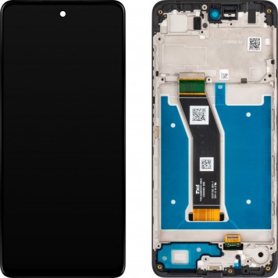 Display cu Touchscreen Motorola Moto G04, cu Rama, Negru, Service Pack 5D68C23890 foto