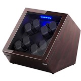 Cutie intors ceasuri automatice iUni, Watch Winder 8 Mahon-Negru