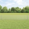 VidaXL &Icirc;ngrădire cu st&acirc;lpi Argintiu 0.4 x 10 m Oțel