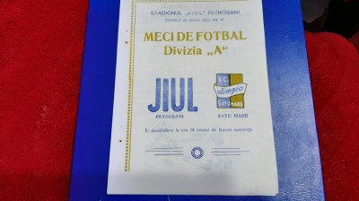 program Jiul - Olimpia SM foto