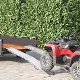 vidaXL Rampă de &Icirc;ncărcare 2 pcs Argintiu 185 x 22,5 x 4,5 cm 42019252