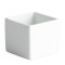 Set 6x Bol sosuri patrat, din portelan, 5x5x4 cm, 50 ml