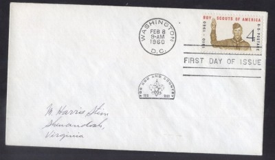United States 1960 Boy scouts FDC K.579 foto