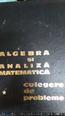 Algebra Si Analiza Matematica Culegere De Probleme Vol.1 - N. Donciu D. Flondor Gh. Simionescu ,549750 foto