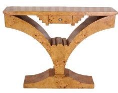 Consola Art Deco din lemn masiv furniruit CAT034b