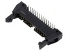 Conector IDC soclu tată 30 PIN 90&deg; cu ejector lung