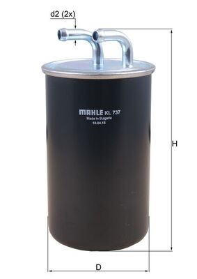 MAHLE KL 737 filtru combustibil