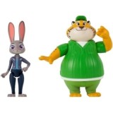 Zootropolis Set 2 figurine articulate Judy Hopps &amp; Clawhauser 8cm