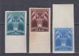 ROMANIA 1932 TIMBRUL AVIATIEI PILOT SERIE NEDANTELATA MNH TIRAJ 200 SERII